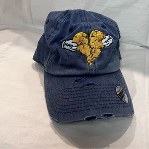 Blue Distressed Dad Hat